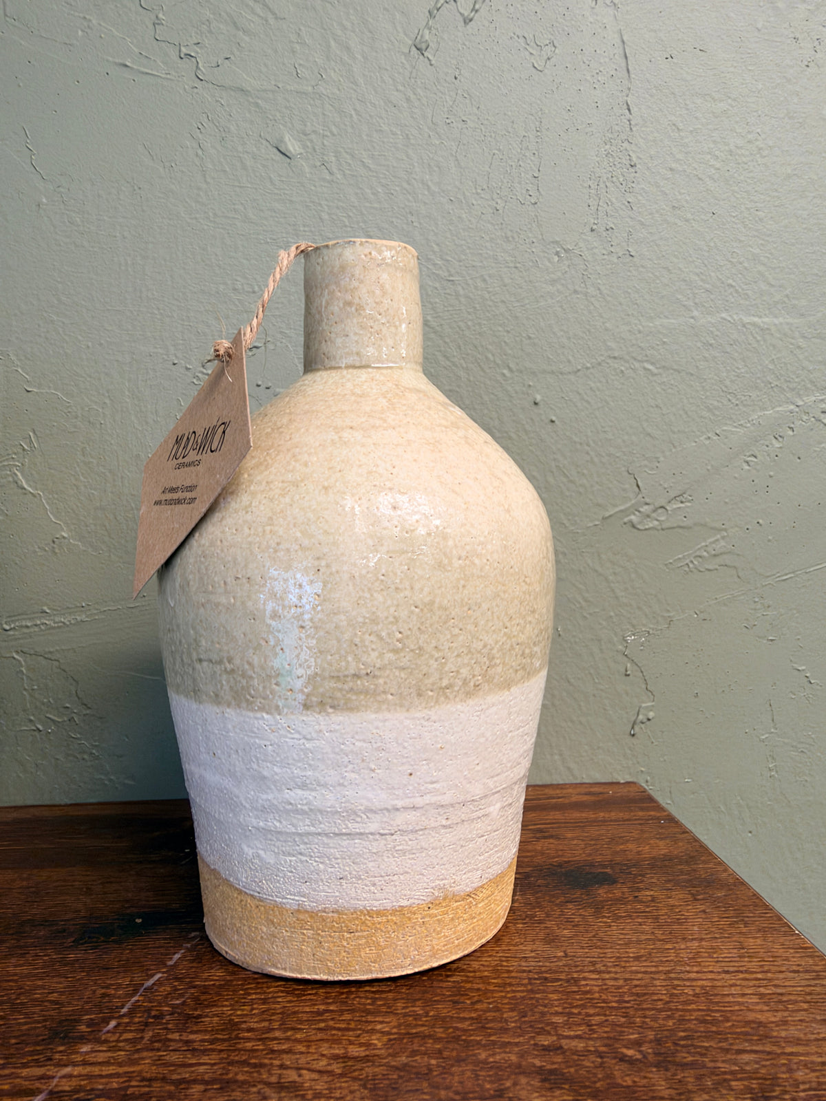 Desert Sand Ceramic Bottle Vase