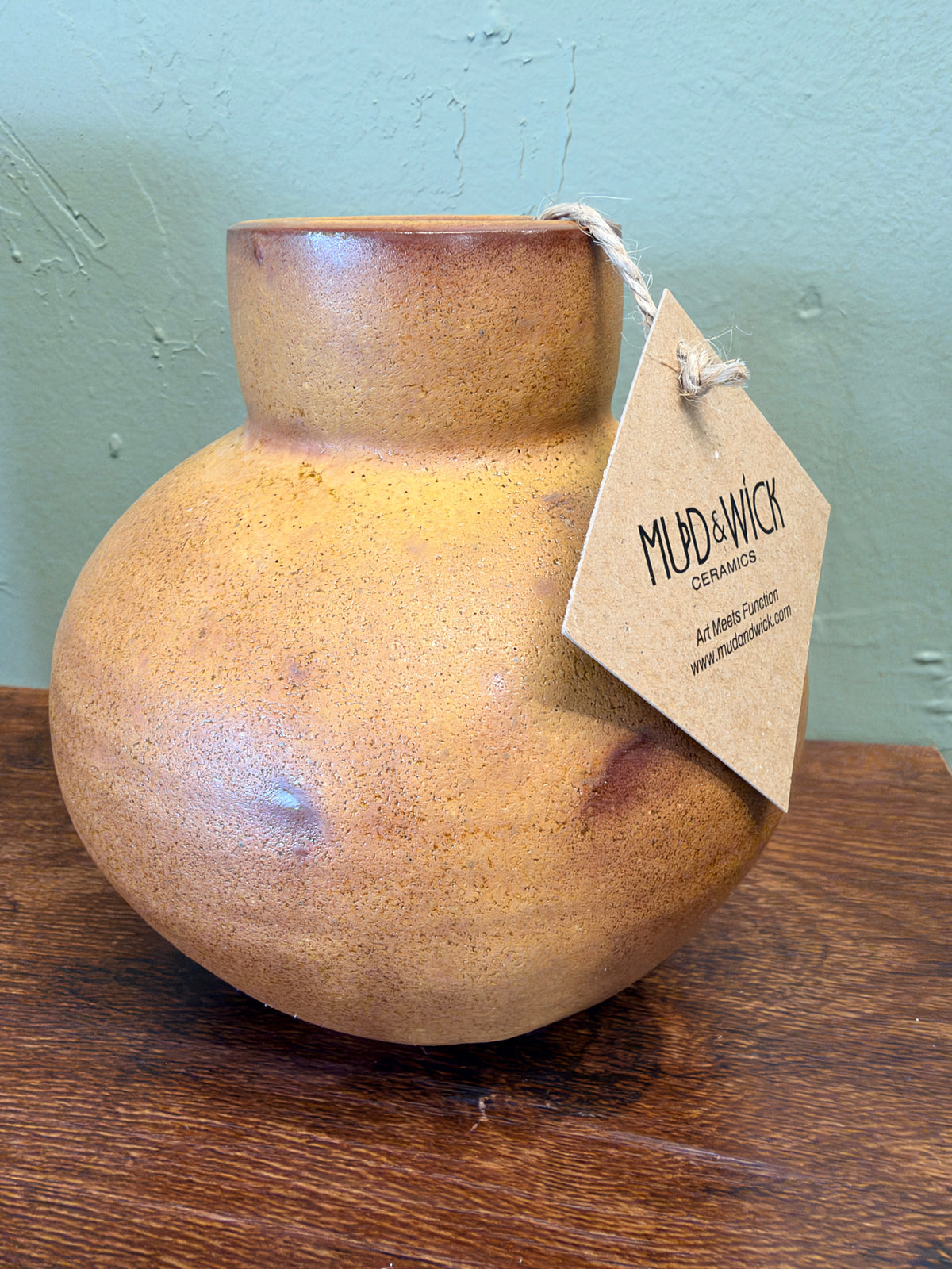 Desert Ember Ceramic Vase