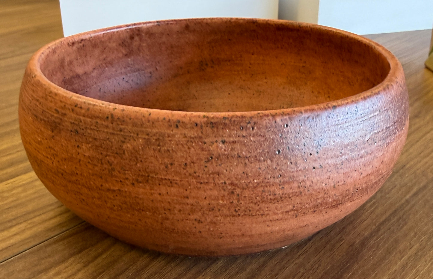 Matte Orange Decorative Ceramic Bowl