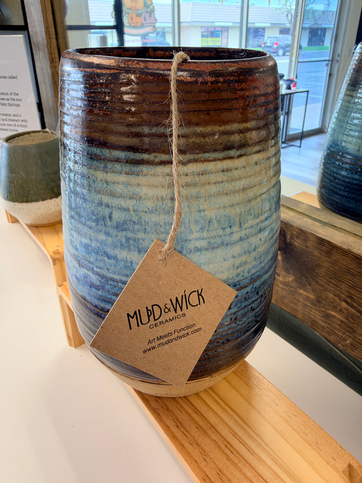 Desert Skies Ridged Vase