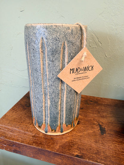 Desert Rain Ceramic Cylinder Vase