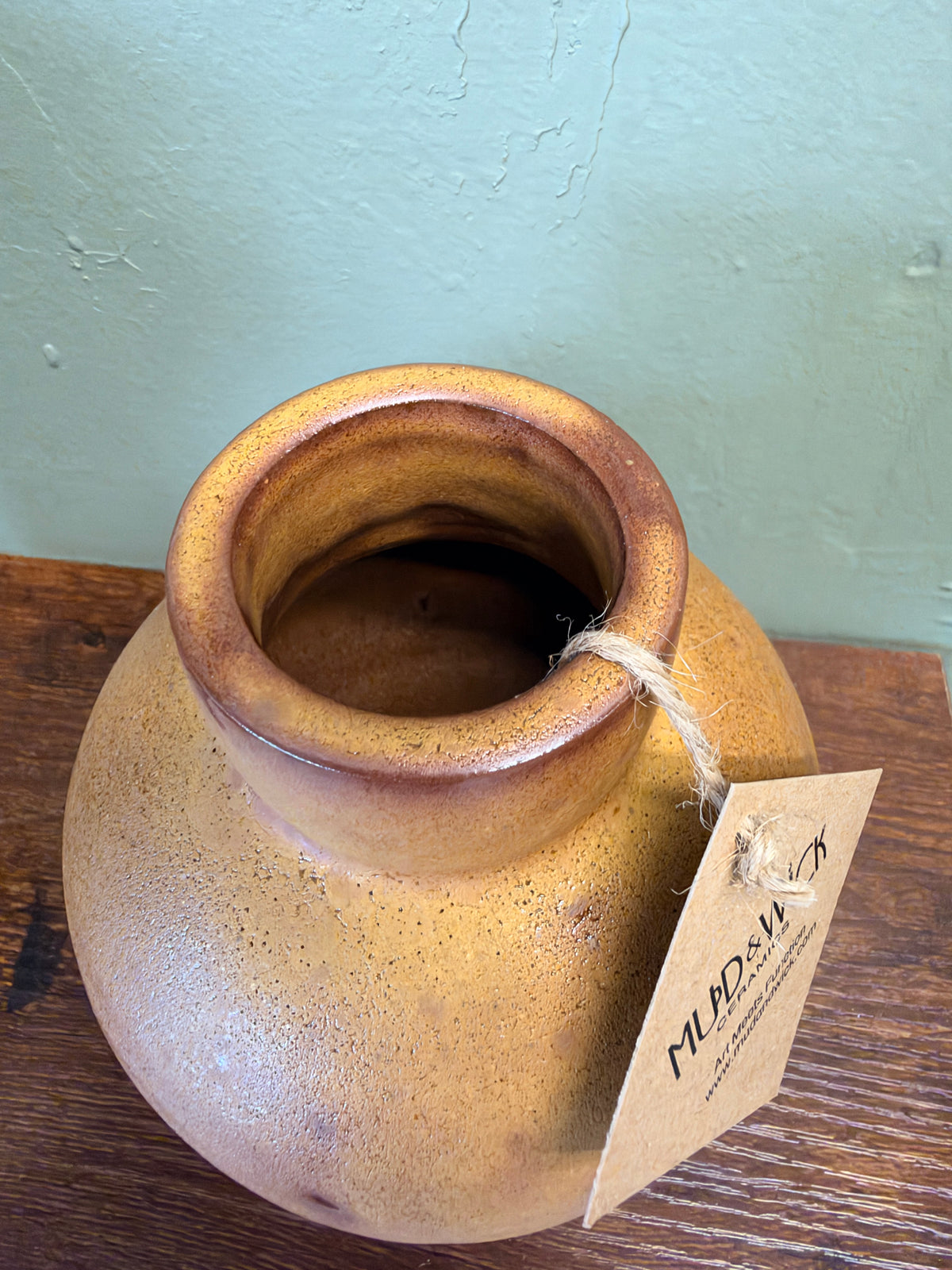 Desert Ember Ceramic Vase
