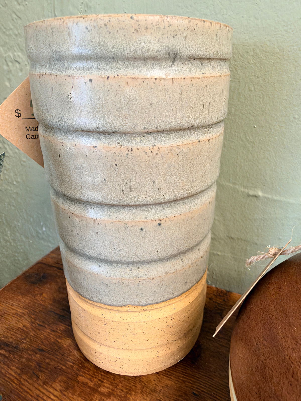 Desert Strata Ceramic Vase