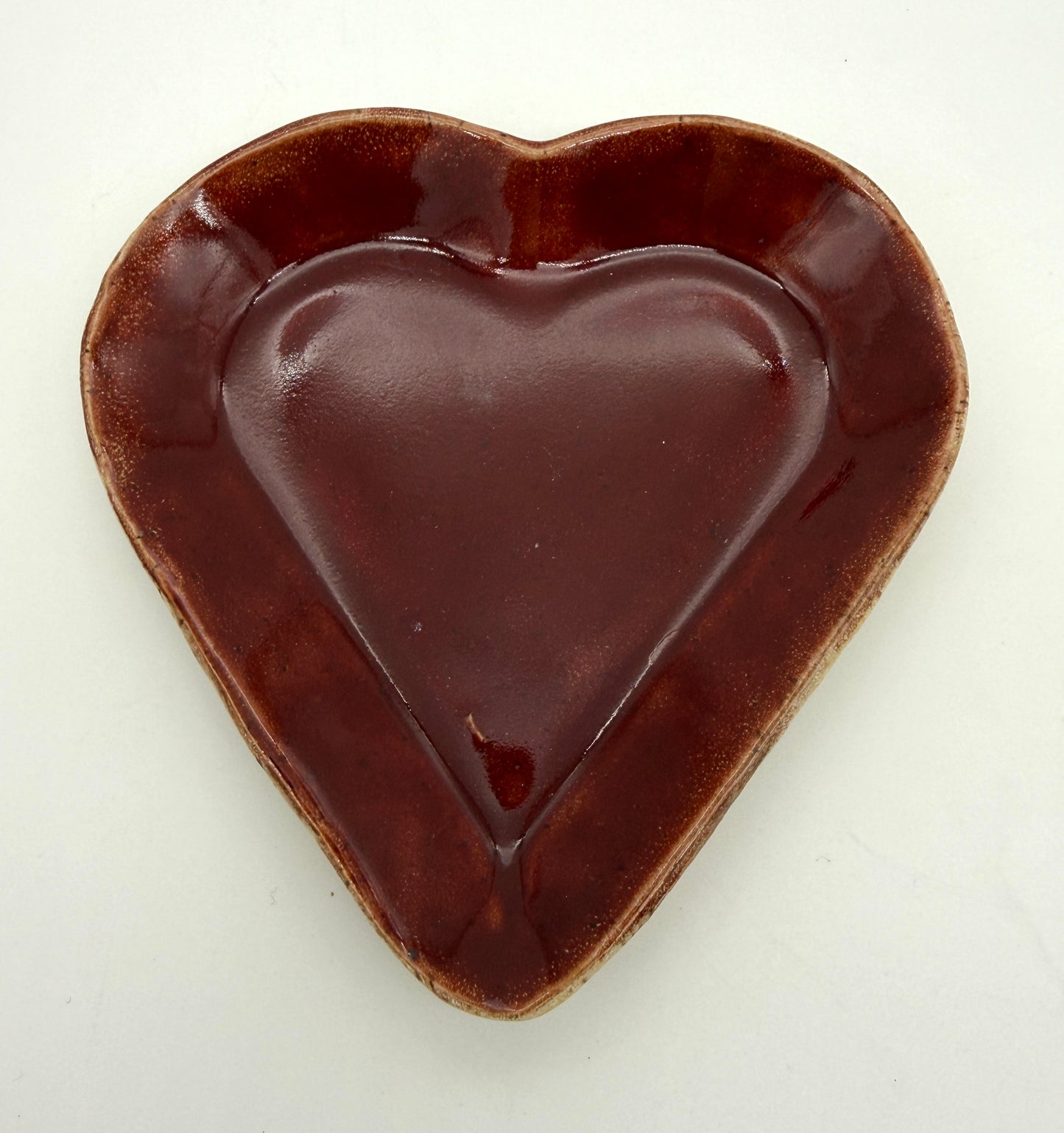 Heart Trinket Tray | Small Red Brick