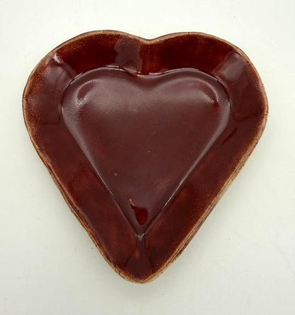 Heart Trinket Tray | Small Red Brick