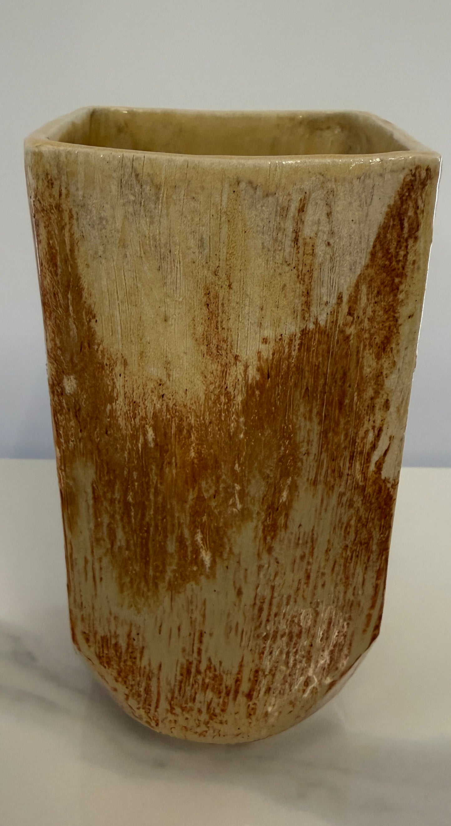 Desert Drift Square Flower Vase